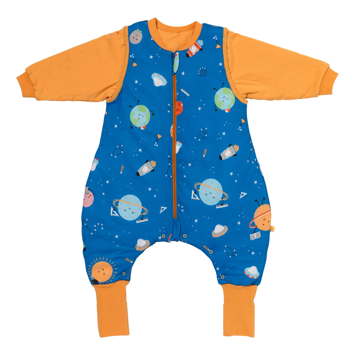 Sleeping Bag with Feet & Foldable Feet Covers - 3.5 TOG_Space_front2_468