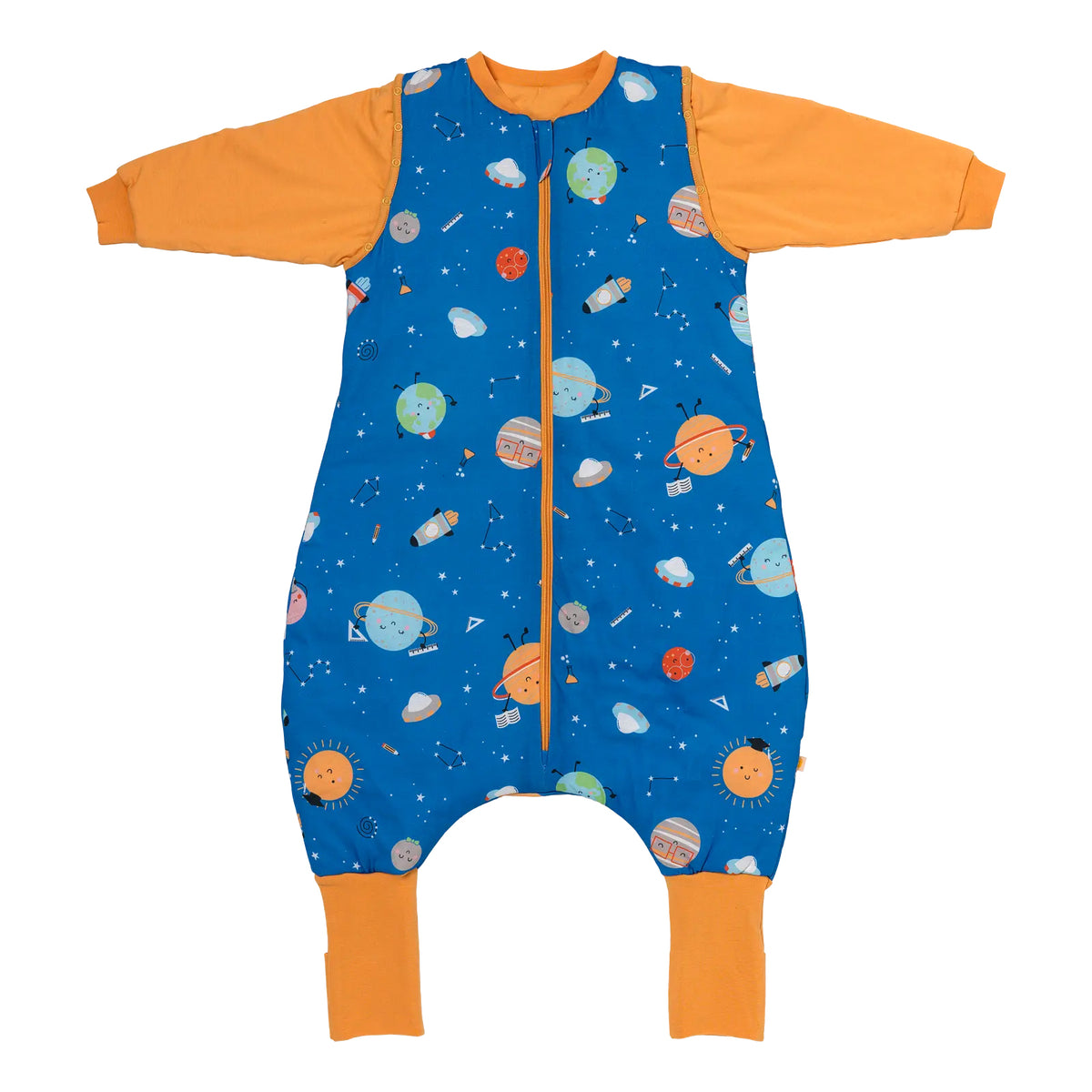 Sleeping Bag with Feet & Foldable Feet Covers - 3.5 TOG_Space_front2_468