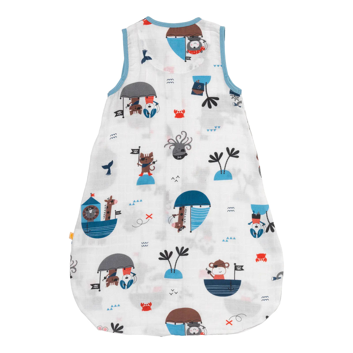 Muslin Baby Sleeping Bag - 0.5 TOG_Pirate_back2_415