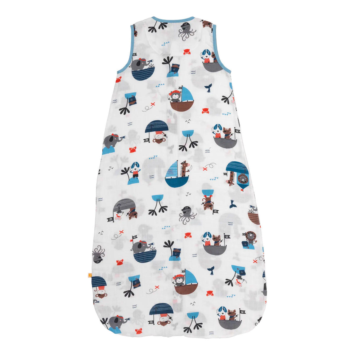Muslin Baby Sleeping Bag - 0.5 TOG_Pirate_back2_415