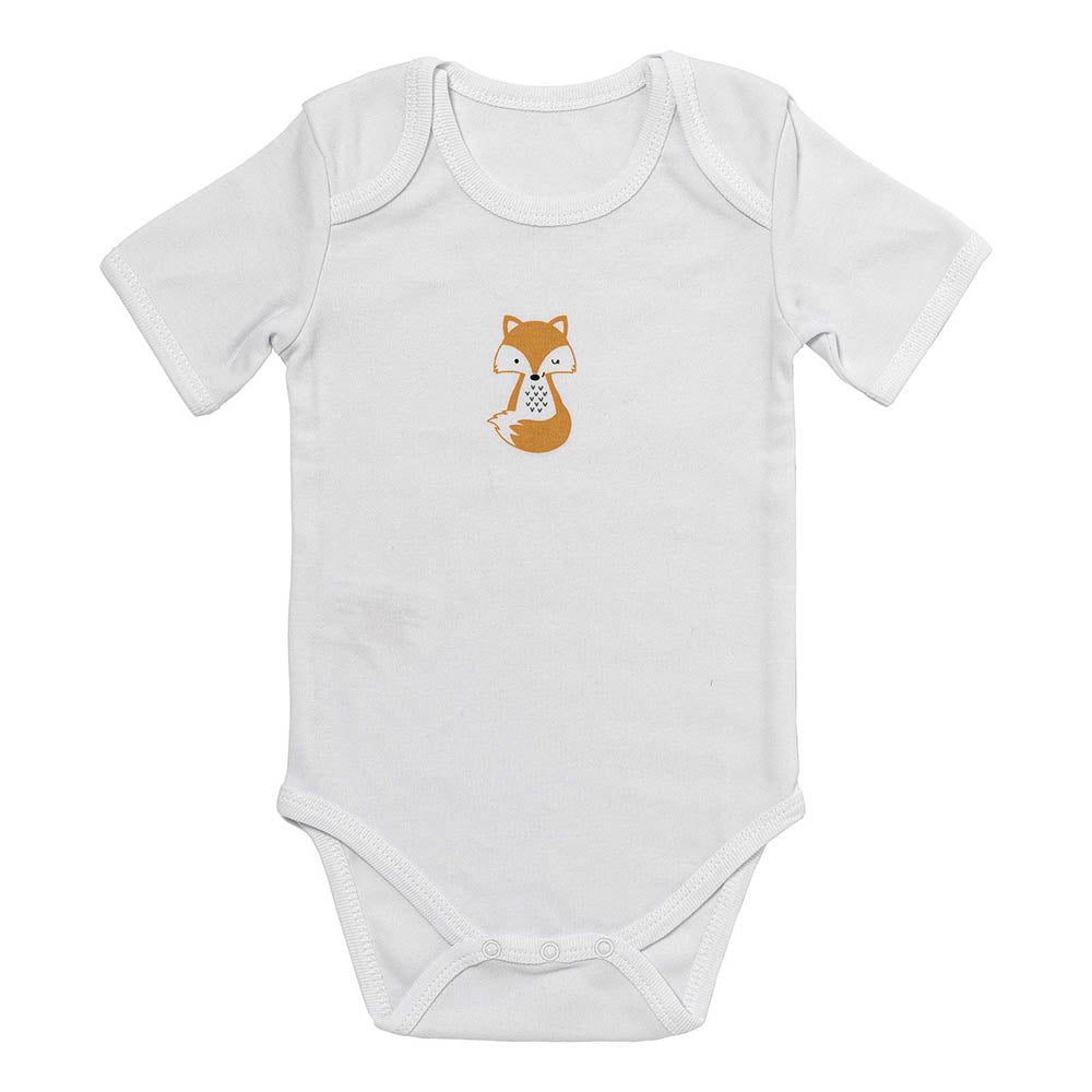 100% Organic Short Sleeve Baby Body - 5-pack_Woodland Animals_3_430