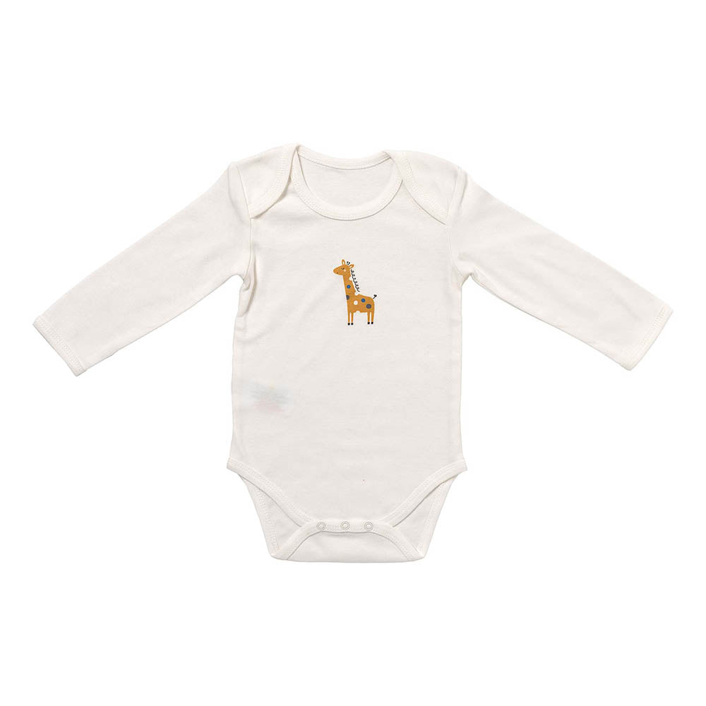 Organic Long Sleeve Baby Body - 3-pack_Jungle_3_434