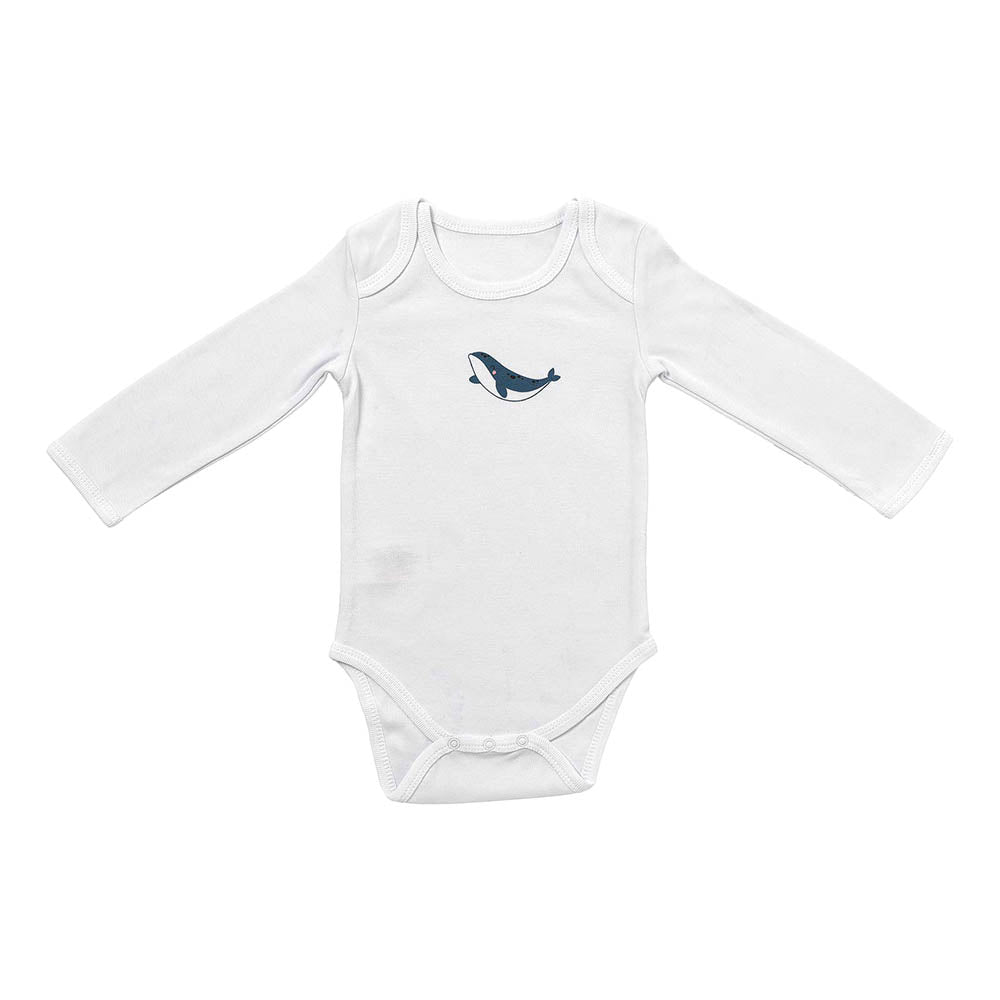 Organic Long Sleeve Baby Body - 3-pack_Under the Sea_3_434