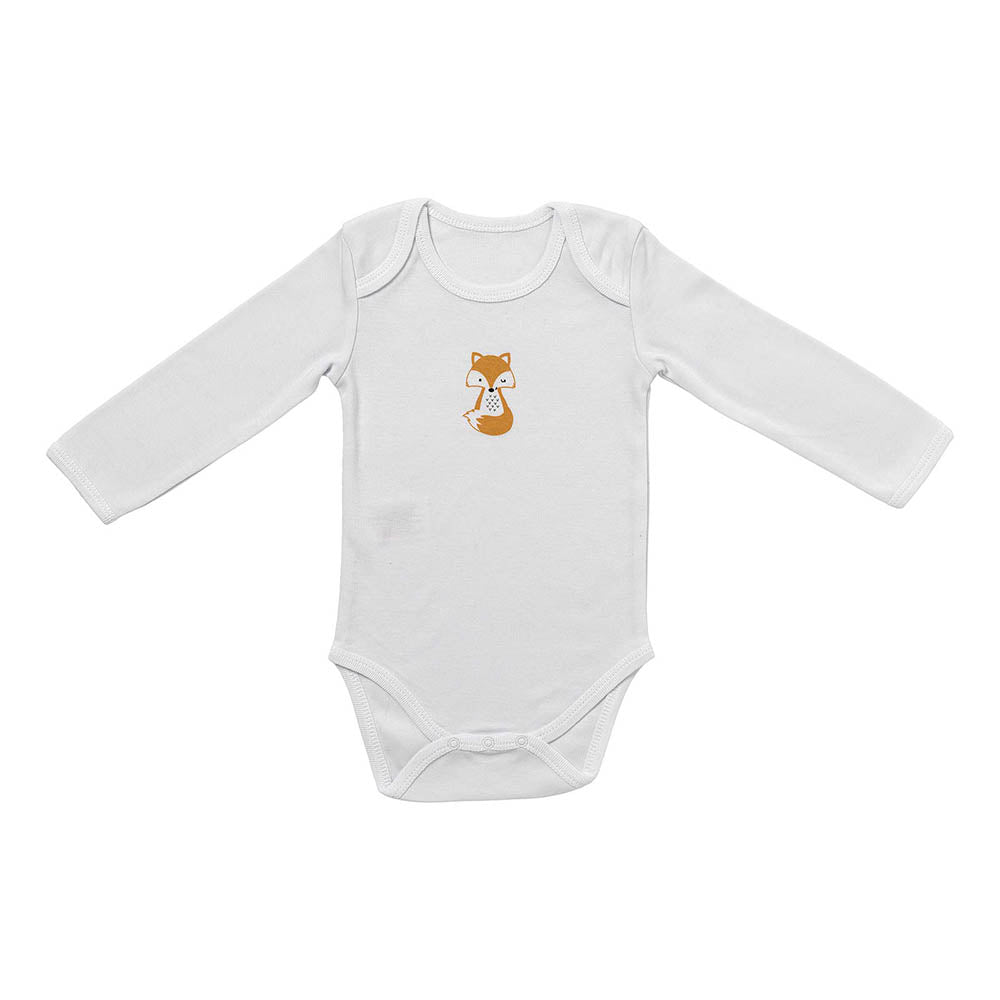 Organic Long Sleeve Baby Body - 3-pack_Woodland Animals_3_434