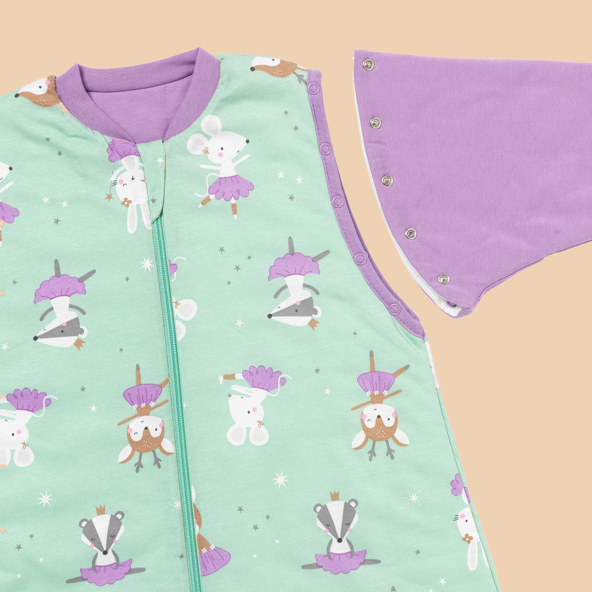 Sleeping Bag with Detachable Sleeves - 2.5 TOG_Ballerina_sleeve area_465