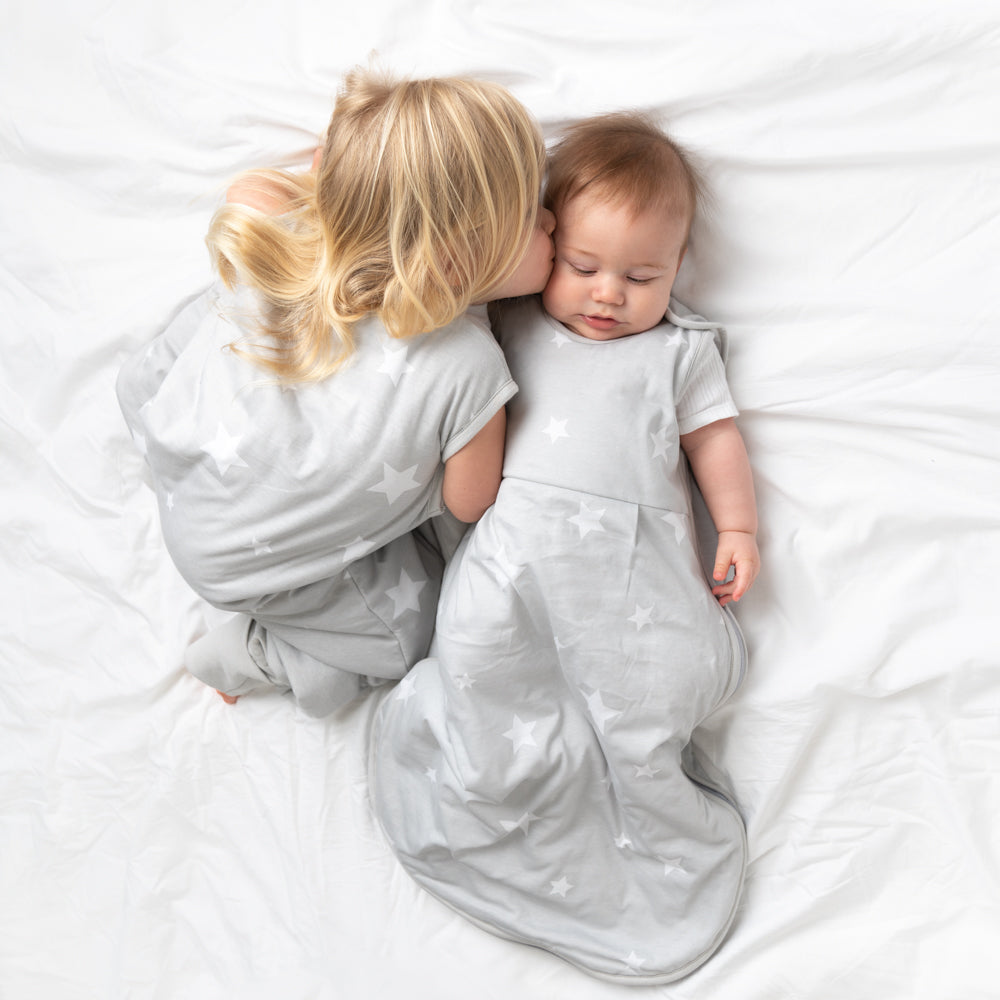 Baby Sleeping Bag - 1.0 TOG_Grey Stars_TOG_420