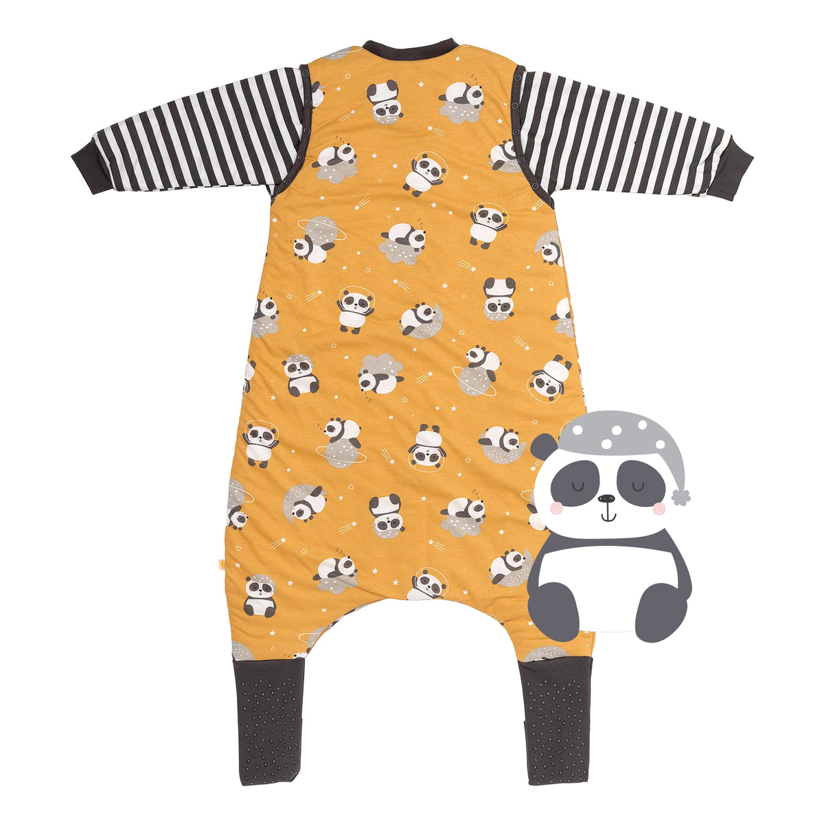 Sleeping Bag with Feet Foldable Feet Covers & Sleeves - 1.0 TOG_Panda_back_1182