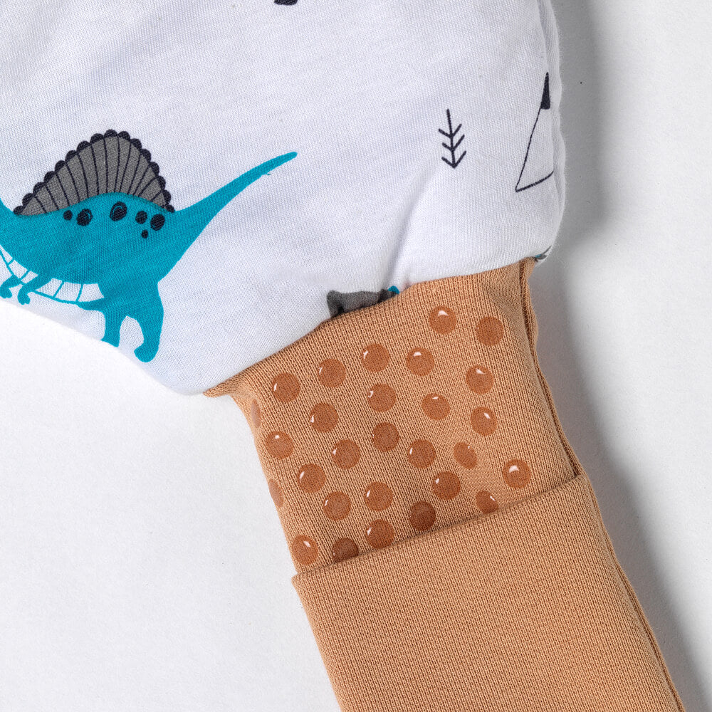 Sleeping Bag with Feet & Foldable Feet Covers - 1.0 TOG_Jurassic_OEKOTEX_418