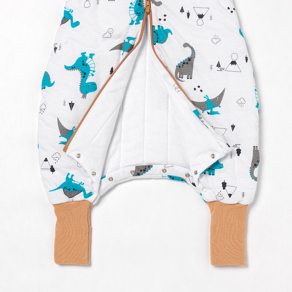 Sleeping Bag with Feet & Foldable Feet Covers - 2.5 TOG_Jurassic_OEKOTEX_461