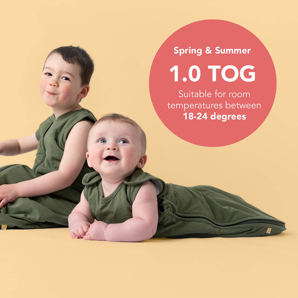 Plain Sleeping Bag - 1.0 TOG_Olive_TOG_425