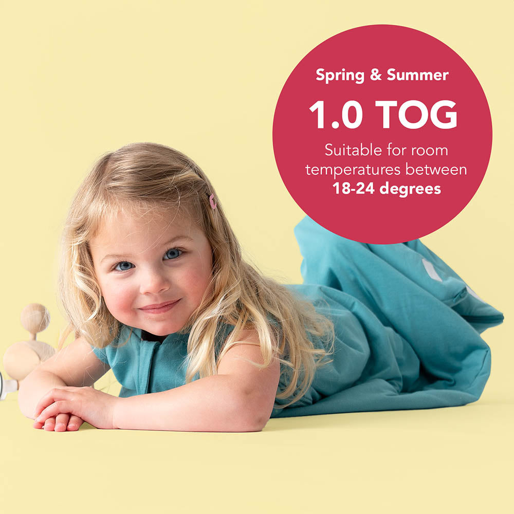 Plain Sleeping Bag - 1.0 TOG_Teal_TOG_425