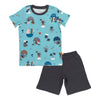 Organic Short Children's Pyjamas_Pirate_front_445