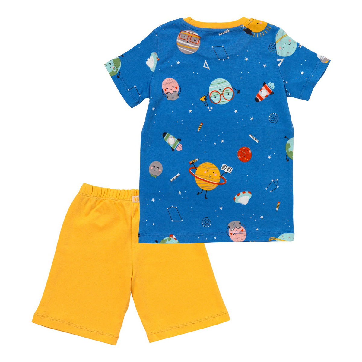 Organic Short Children's Pyjamas_Space_back_445