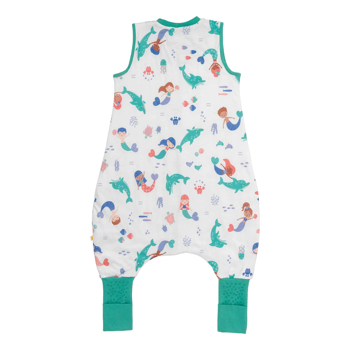 Sleeping Bag with Feet & Foldable Feet Covers - 1.0 TOG_Mermaid_back2_418