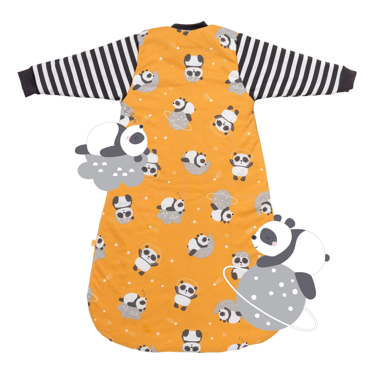 Long Sleeve Baby Sleeping Bag - 3.5 TOG_Panda_back_471