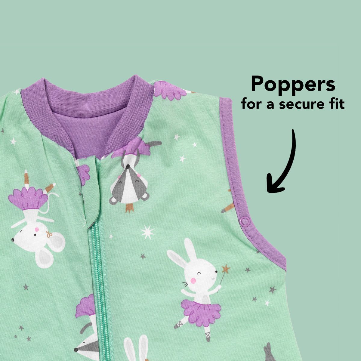 Baby Sleeping Bag - 1.0 TOG_Ballerina_sleeve area_420