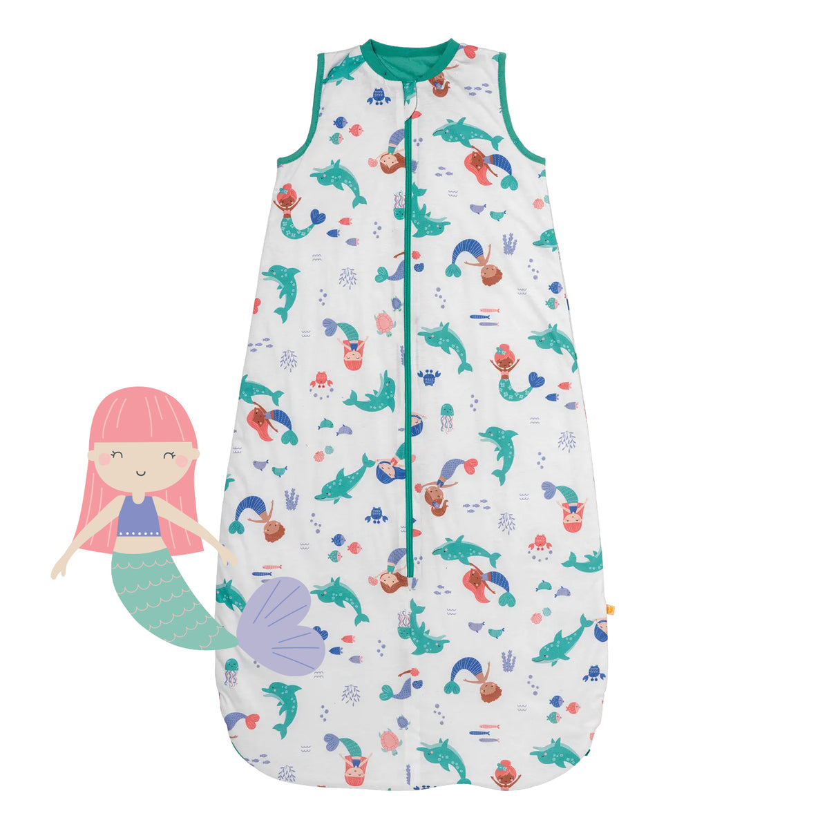 Baby Sleeping Bag - 1.0 TOG_Mermaid_front_420