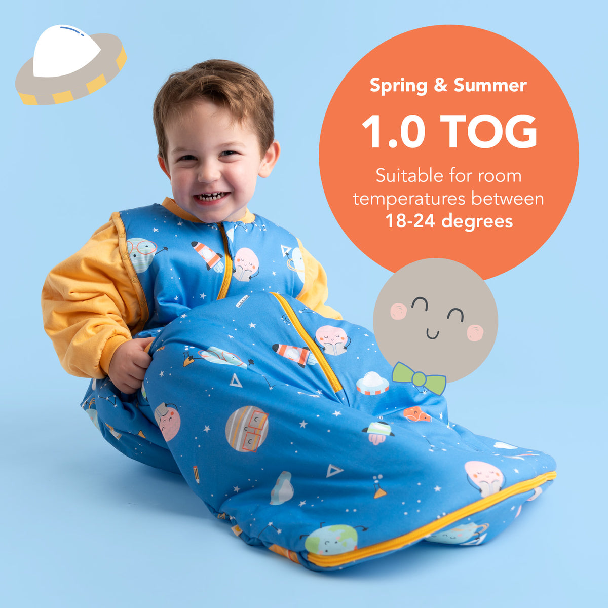 Baby Sleeping Bag - 1.0 TOG_Space_TOG_1187
