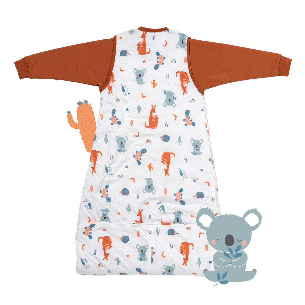 Sleeping Bag with Detachable Sleeves - 2.5 TOG_Kangaroo_back_465