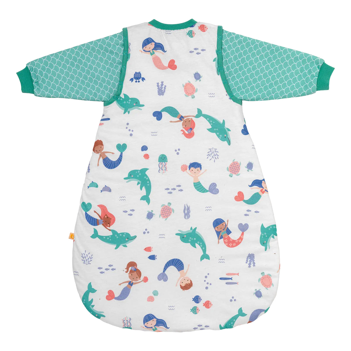 Sleeping Bag with Detachable Sleeves - 2.5 TOG_Mermaid_back2_465