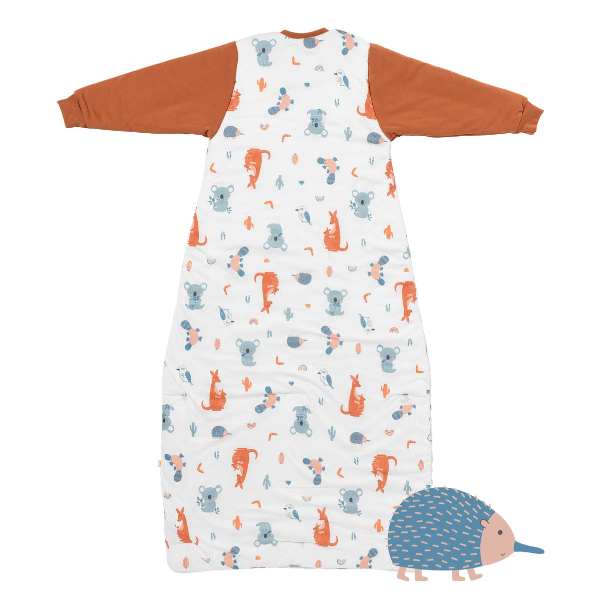 Long Sleeve Baby Sleeping Bag - 3.5 TOG_Kangaroo_back_471