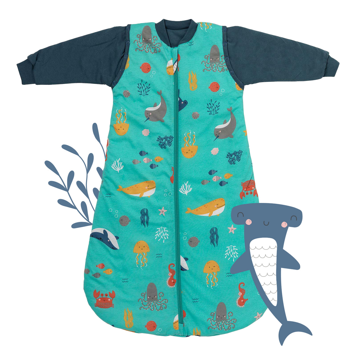 Baby Sleeping Bag - 1.0 TOG_Under the Sea_front_1187