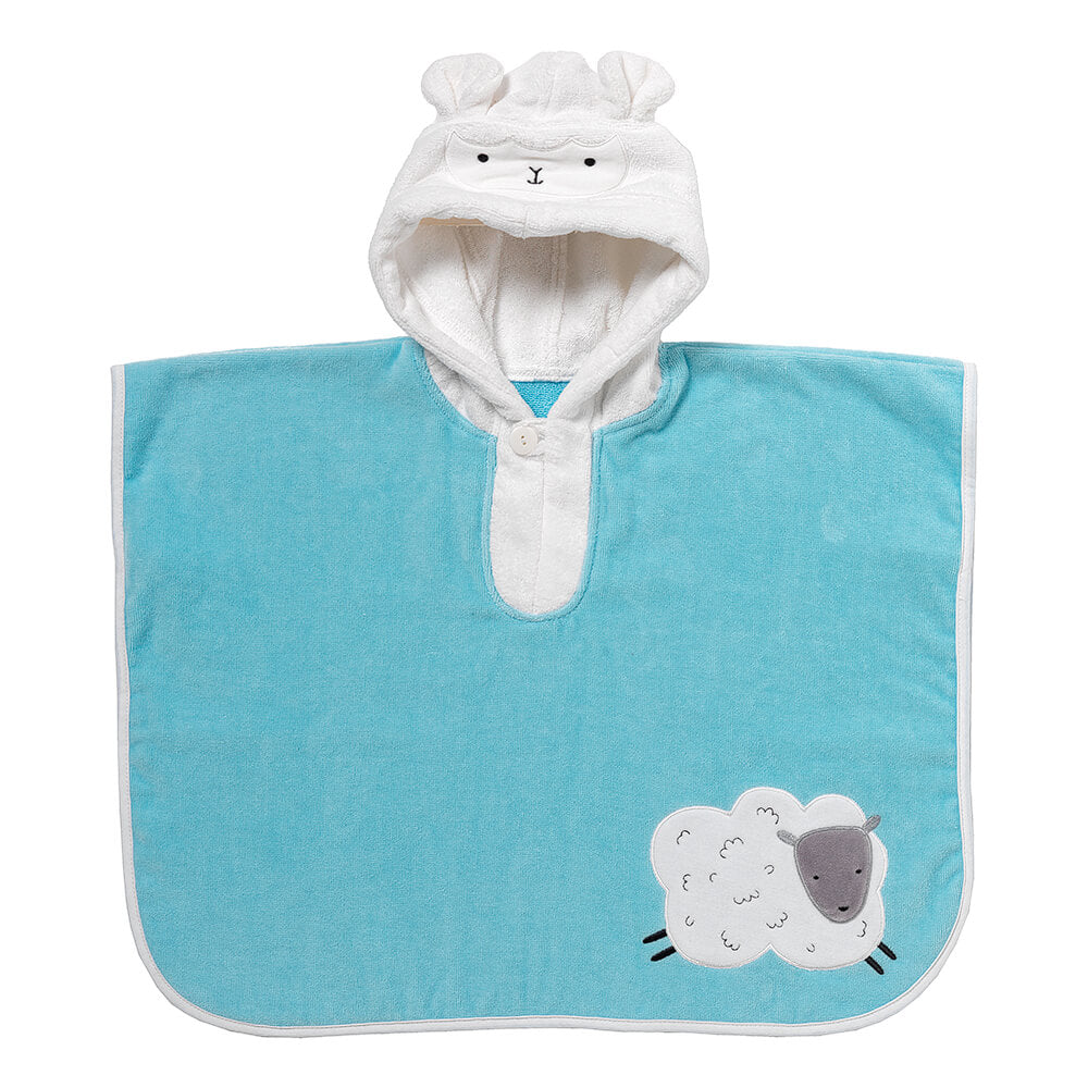 Hooded Bath Poncho_Farmyard_1_409
