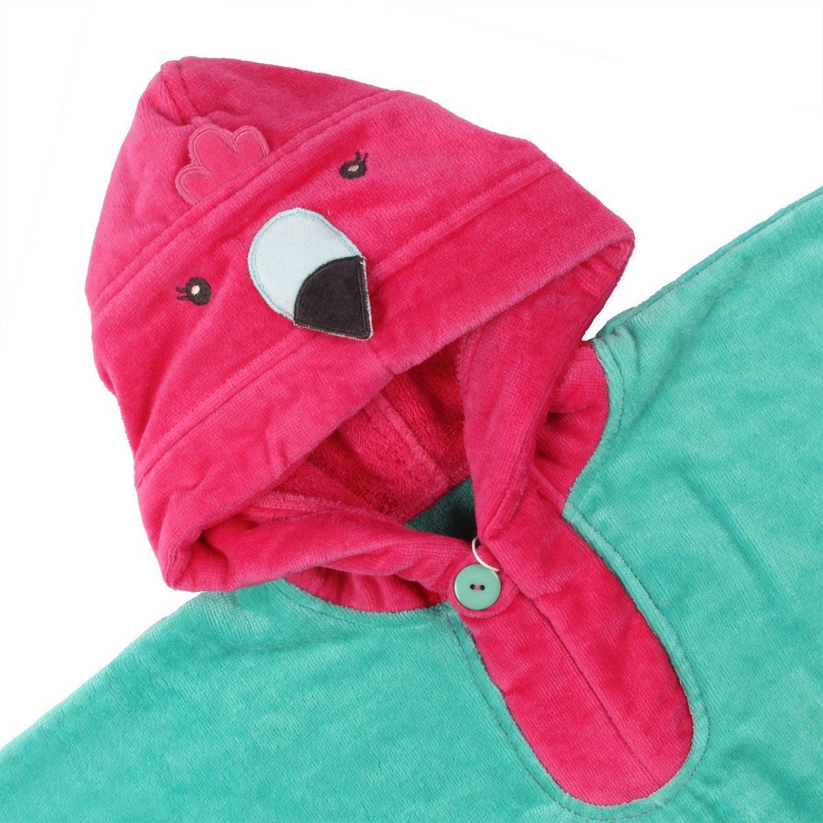 Hooded Bath Poncho_Flamingo_4_409