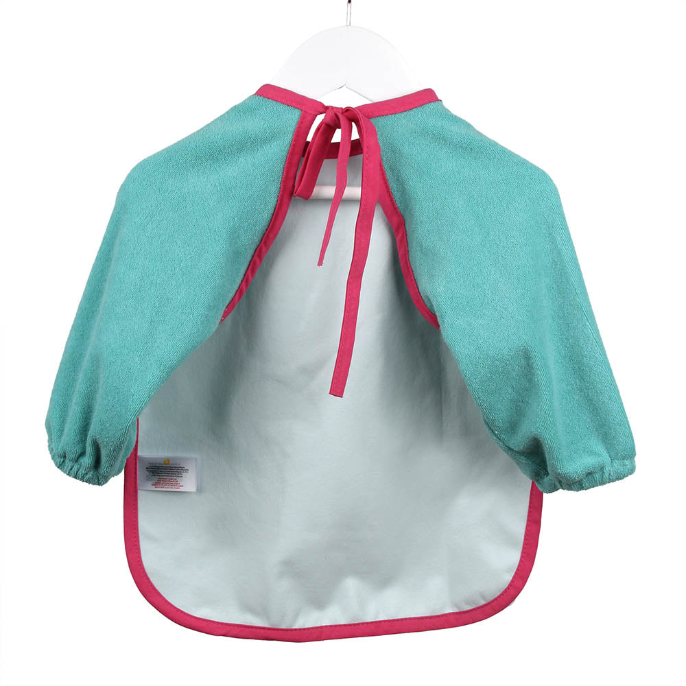 Waterproof Baby Bib with Sleeves_Flamingo_3_411