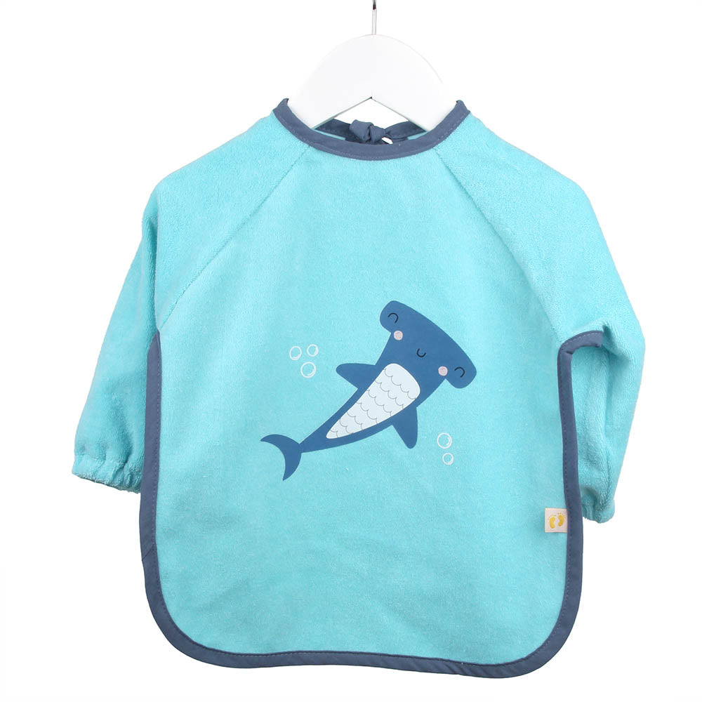 Waterproof Baby Bib with Sleeves_Under the Sea_1_411