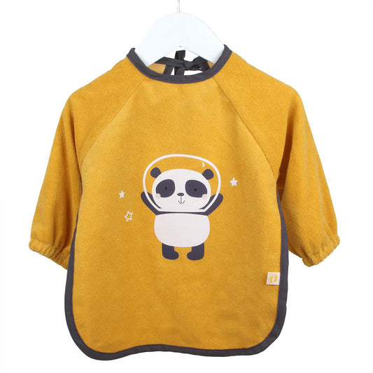 Waterproof Baby Bib with Sleeves_Panda_1_411
