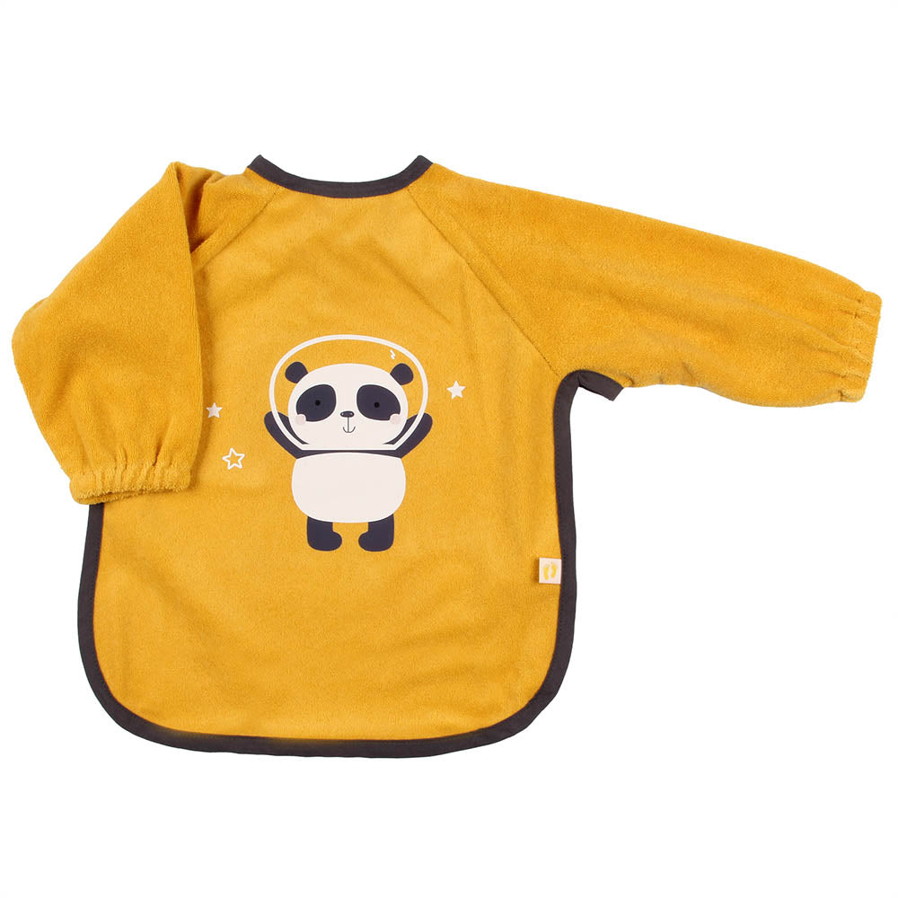Waterproof Baby Bib with Sleeves_Panda_2_411