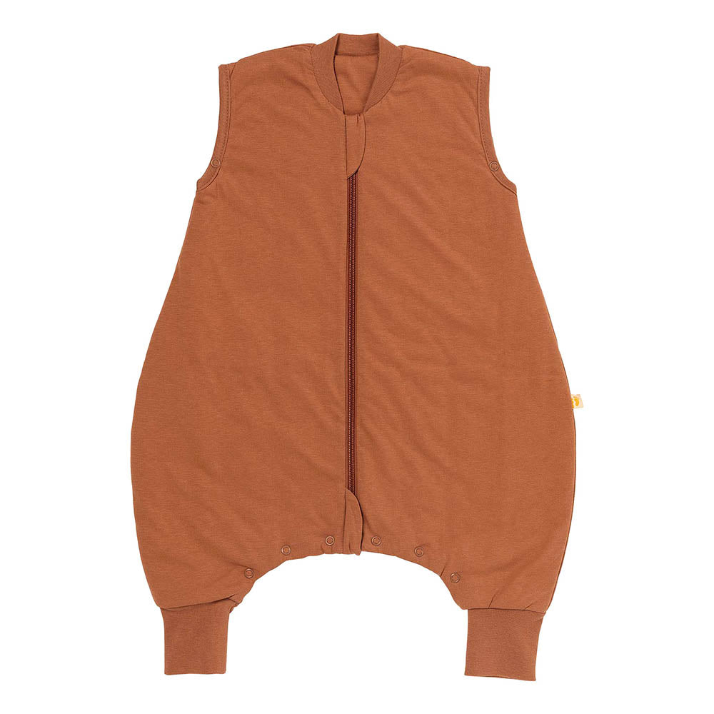 Plain Sleeping Bag with Feet - 2.5 TOG_Caramel_front_463