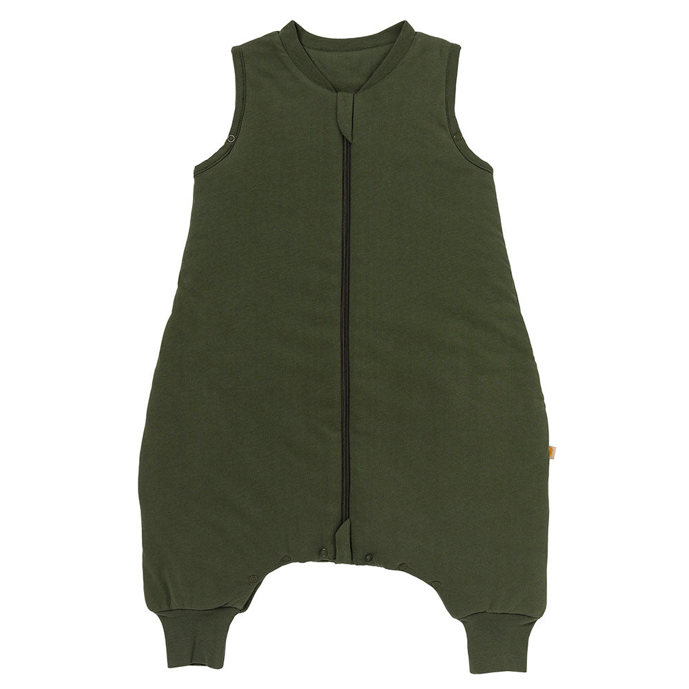 Plain Sleeping Bag with Feet - 2.5 TOG_Olive_front_463