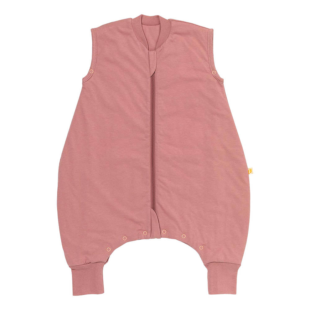 Plain Sleeping Bag with Feet - 2.5 TOG_Rose Pink_front_463