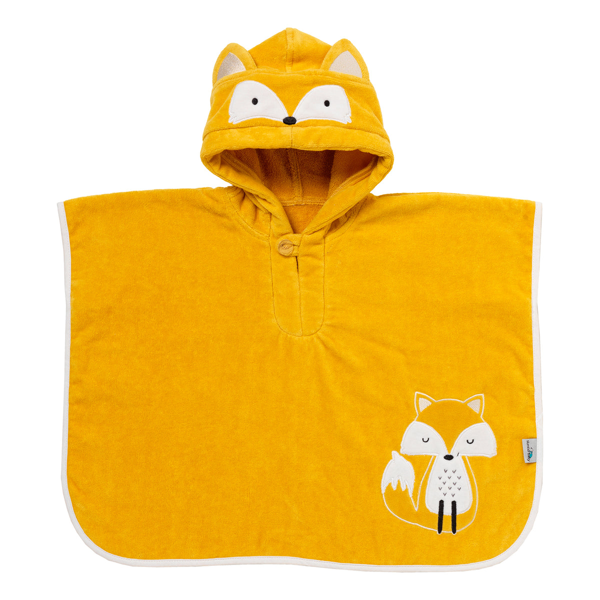 Hooded Bath Poncho_Woodland Animals_1_409