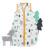 Muslin Baby Sleeping Bag - 0.5 TOG_Woodland Animals_front_415