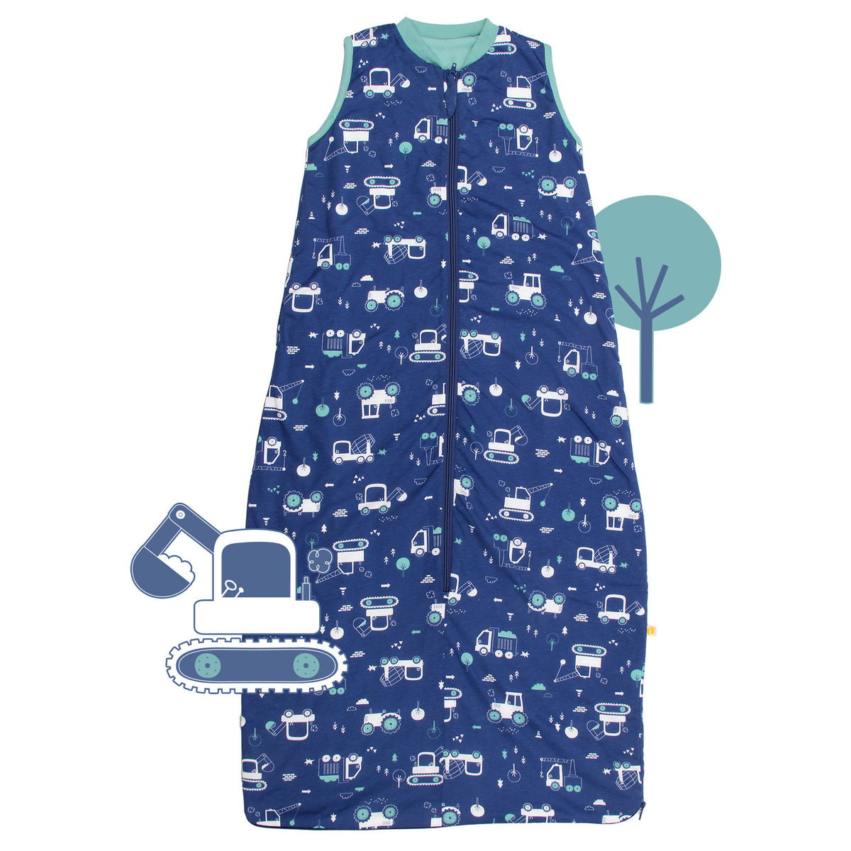 Baby Sleeping Bag - 1.0 TOG_Digger_front_420