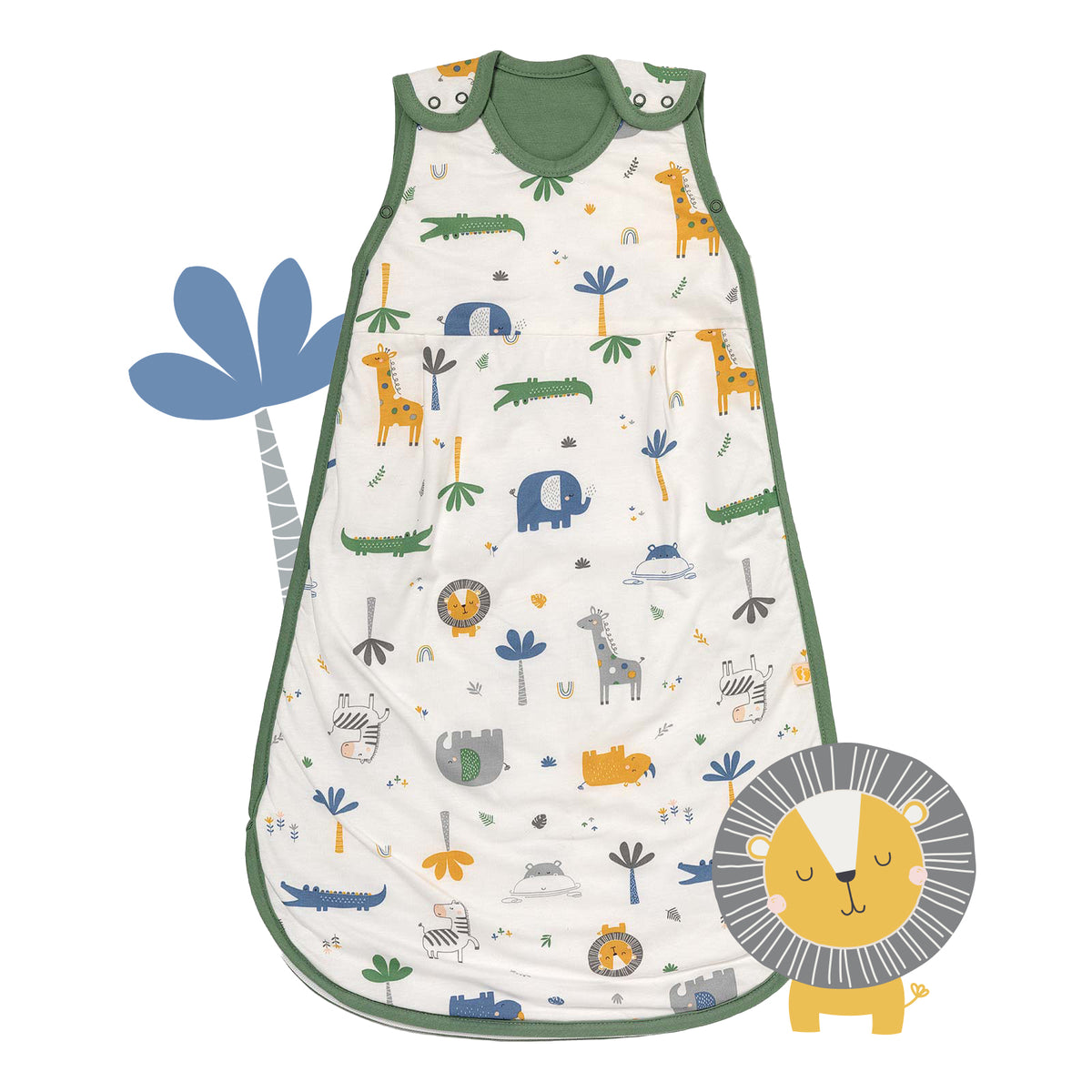 Baby Sleeping Bag - 1.0 TOG_Jungle_front_420