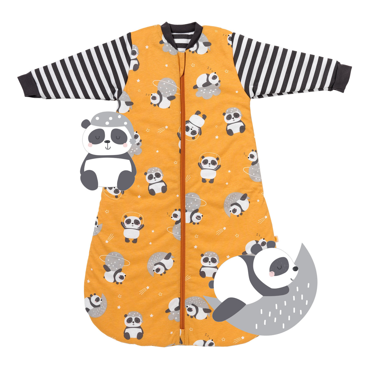 Long Sleeve Baby Sleeping Bag - 3.5 TOG_Panda_front_471