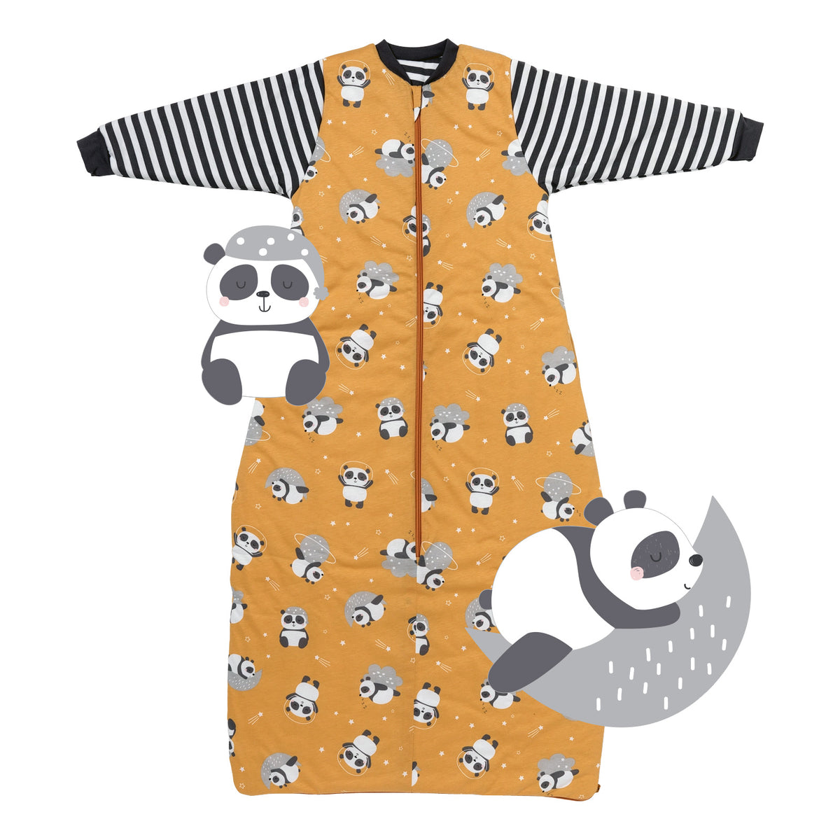 Long Sleeve Baby Sleeping Bag - 3.5 TOG_Panda_front_471