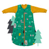 Organic Sleeping Bag with Detachable Sleeves - 2.5 TOG_Woodland Animals_front_466