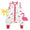 Muslin Sleeping Bag with Feet - 0.5 TOG_Flamingo_front_412