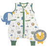 Muslin Sleeping Bag with Feet - 0.5 TOG_Jungle_front_412