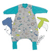 Sleeping Bag with Feet & Foldable Feet Covers - 2.5 TOG_Dinosaur_front_461