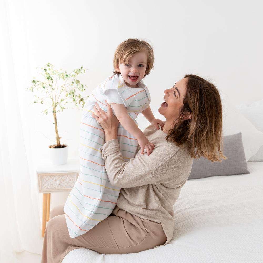 Baby Sleeping Bag - 1.0 TOG_Rainbow Stripes_TOG_420