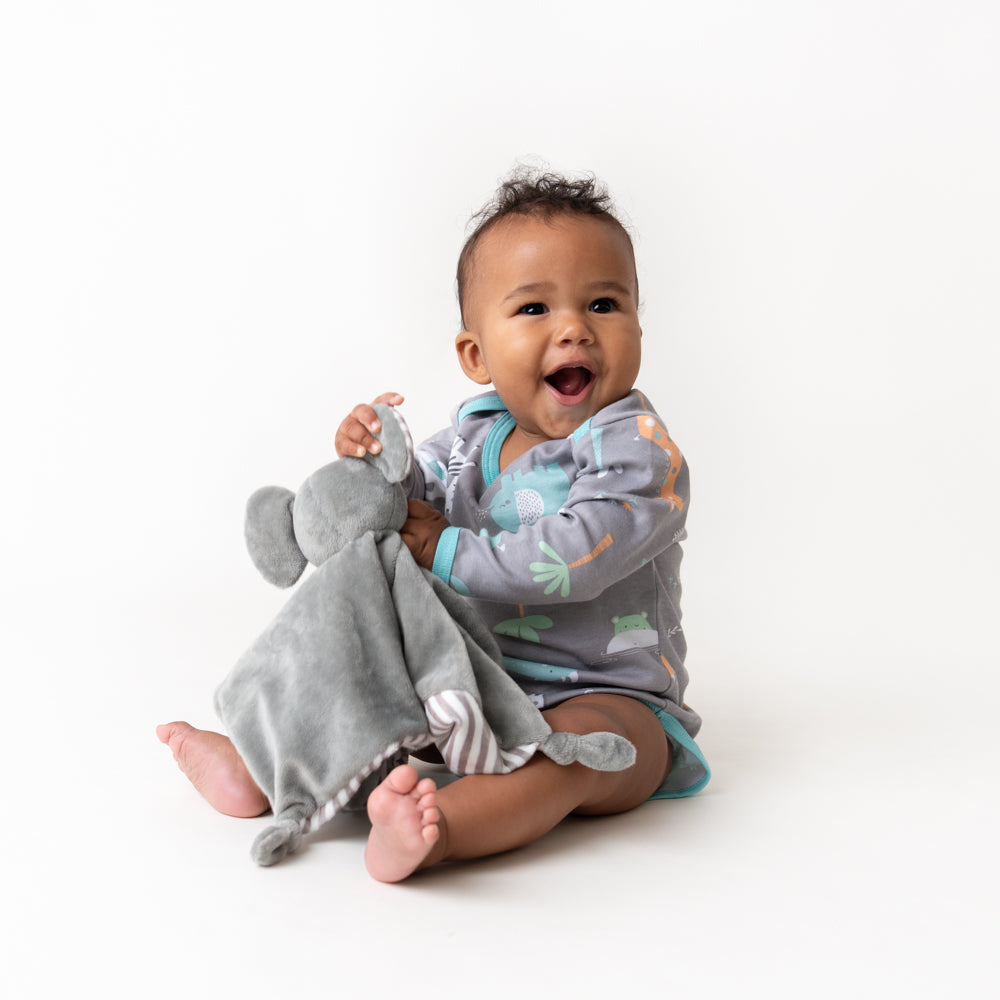 Organic Long Sleeve Baby Body - 3-pack_Safari_3_434