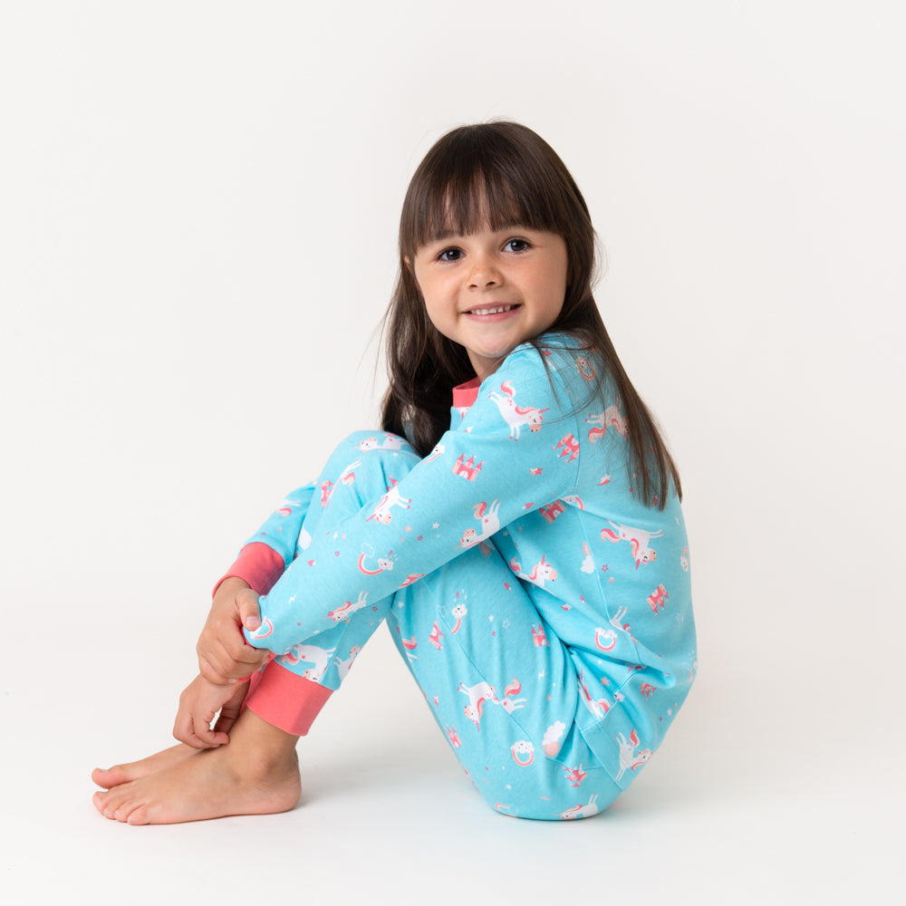 Organic Children's Pyjamas_Unicorn_detail_444