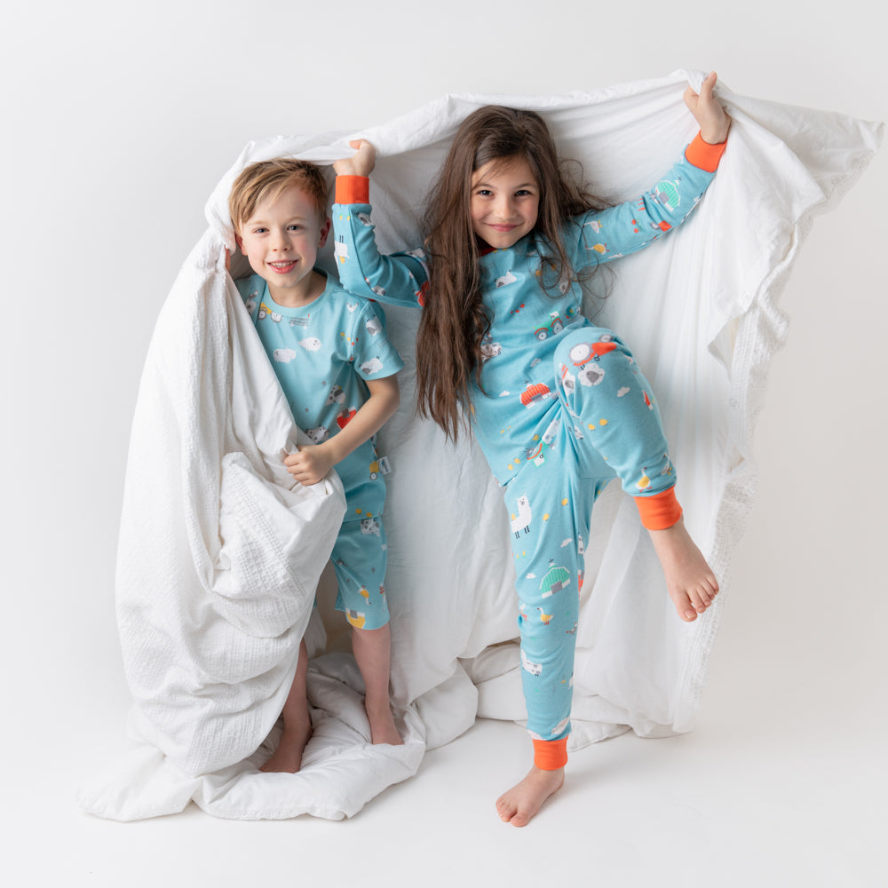 Organic Short Children's Pyjamas_Farmyard_detail_445